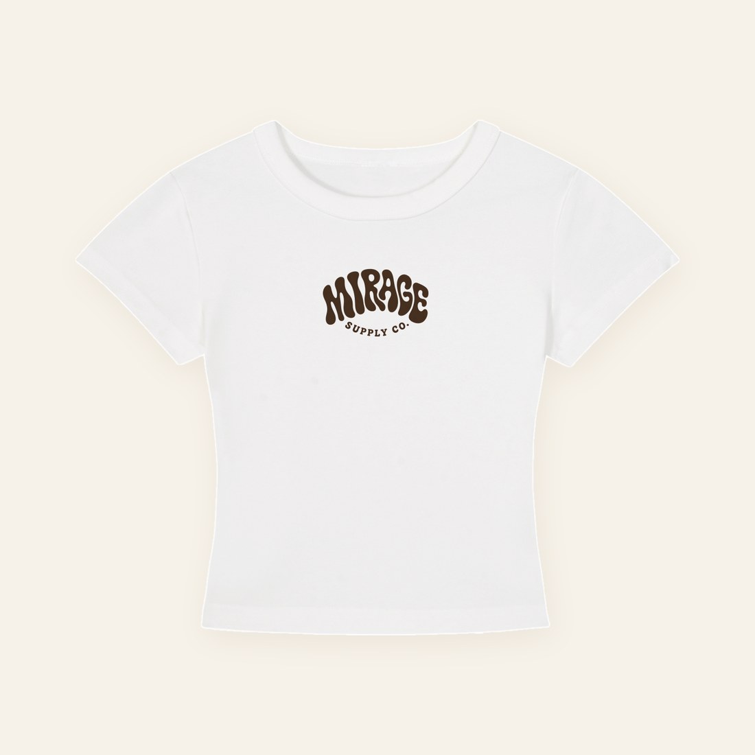 Golden Hour Cropped Tee — front