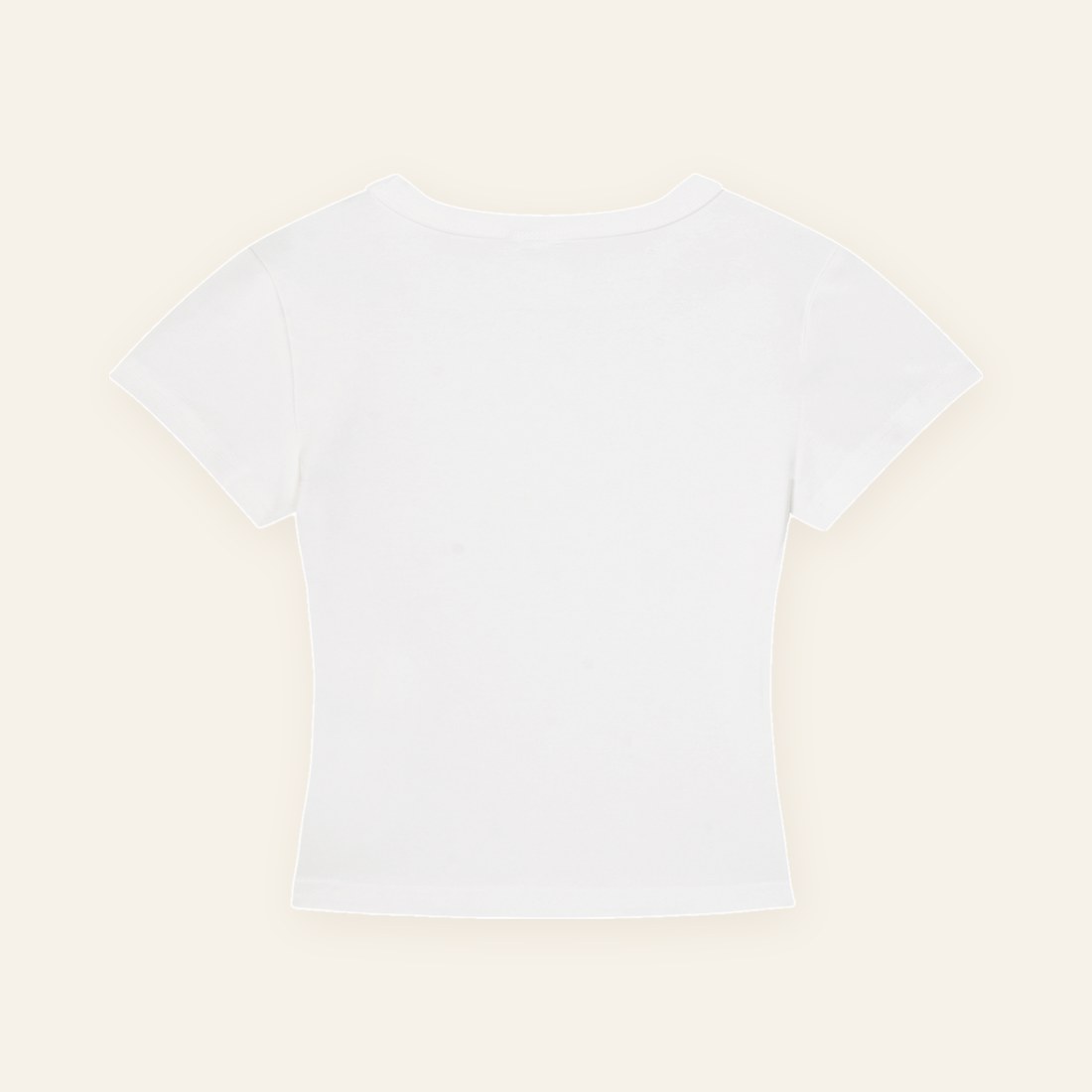 Golden Hour Cropped Tee — back